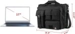 GES Tactical Briefcase, 17.3 Inch Men's Messenger Bag Military Briefcase for Men - Image 2